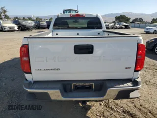 2021 Chevrolet Colorado 2WD Work Truck with VIN 1GCGSBEN5M1265182, listed as a Copart auction lot 61145945 with 91,245 mi miles and Salvage title. Bid and sale history available at DreamBid. Image 6.