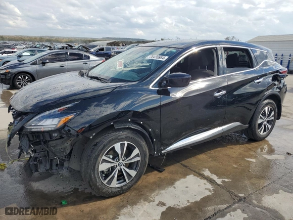 2023 Nissan Murano S with VIN 5N1AZ2AJXPC102536, listed as a Copart auction lot 78426984 with 27,652 mi miles and Salvage Title. Bid and sale history available at carsss.com. Image 1.