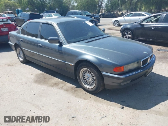 2000 BMW 7 Series 740iL with VIN WBAGH8348YDP14383, listed as a IAAI auction lot 42623041 with 176,801 mi miles and . Bid and sale history available at DreamBid. Image 1.