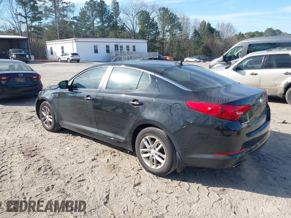 2013 Kia Optima LX with VIN 5XXGM4A74DG101584, listed as a IAAI auction lot 41835179 with 123,689 mi miles. Bid and sale history available at carsss.com. Image 3.