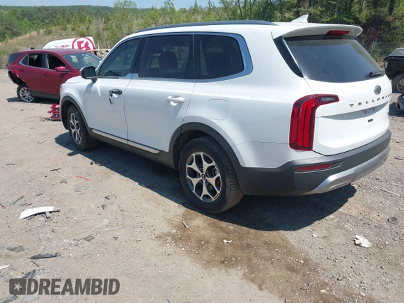 2020 Kia Telluride EX with VIN 5XYP34HC5LG008668, listed as a IAAI auction lot 42063077 with 59,480 mi miles and . Bid and sale history available at DreamBid. Image 3.