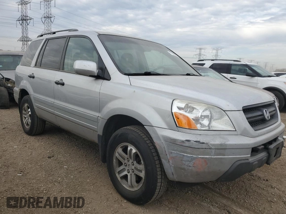 2003 Honda Pilot EX with VIN 2HKYF18643H572857, listed as a Copart auction lot 77900274 with 256,320 mi miles and Clean Title. Bid and sale history available at DreamBid. Image 4.