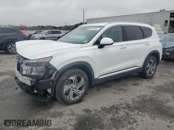 2022 Hyundai Santa Fe SEL with VIN 5NMS24AJ1NH476217, listed as a Copart auction lot 52255645 with 45,179 mi miles and Salvage Title. Bid and sale history available at DreamBid. Image 1.