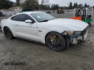 2015 Ford Mustang GT with VIN 1FA6P8CF4F5382782, listed as a Copart auction lot 50931205 with 132,041 mi miles and Salvage Title. Bid and sale history available at carsss.com. Image 4.