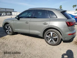 2023 Audi Q5 S line Premium Plus with VIN WA1EAAFYXP2172518, listed as a Copart auction lot 53387225 with 20,934 mi miles and Salvage title. Bid and sale history available at DreamBid. Image 2.