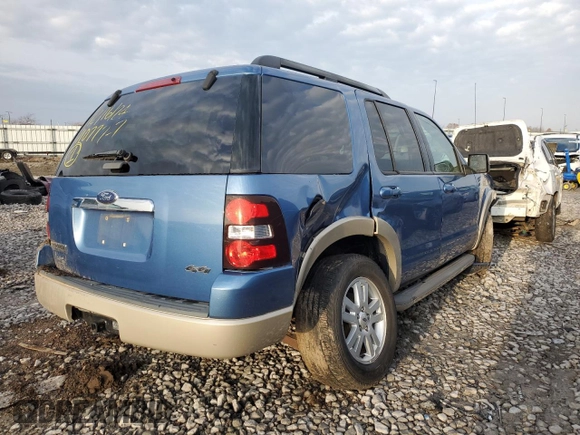 2009 Ford Explorer Eddie Bauer with VIN 1FMEU74E99UA40085, listed as a Copart auction lot 86391294 with 233,008 mi miles and Salvage title. Bid and sale history available at DreamBid. Image 3.