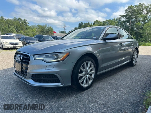 2015 Audi A6 Premium Plus with VIN WAUFGAFC9FN012931, listed as a Copart auction lot 65294965 with 155,313 mi miles and Clean title. Bid and sale history available at DreamBid. Image 2.