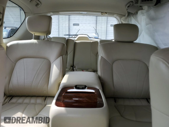 2015 Infiniti QX80 with VIN JN8AZ2NF7F9572565, listed as a Copart auction lot 58494415 with 122,609 mi miles and Salvage title. Bid and sale history available at DreamBid. Image 10.