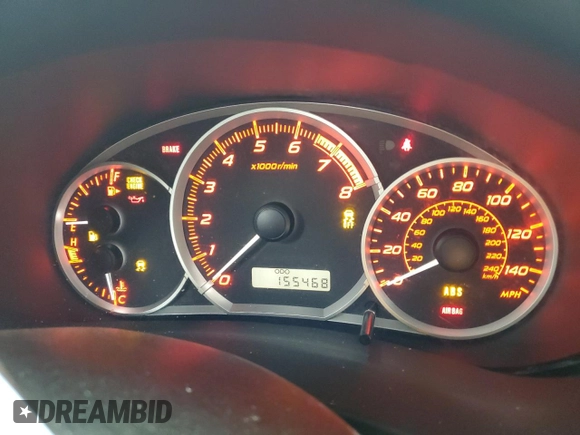 2013 Subaru WRX WRX with VIN JF1GR7E6XDG207752, listed as a Copart auction lot 60613035 with 155,468 mi miles and Salvage title. Bid and sale history available at DreamBid. Image 9.