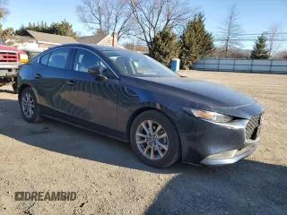 2021 Mazda Mazda3 Sedan 2.5 S with VIN JM1BPAAL5M1308056, listed as a Copart auction lot 50545635 with 29,384 mi miles and Salvage Title. Bid and sale history available at carsss.com. Image 4.