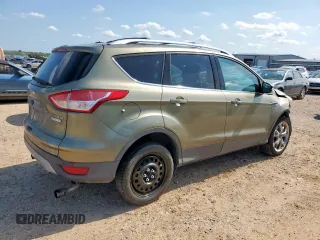 2013 Ford Escape Titanium with VIN 1FMCU0J90DUB95476, listed as a Copart auction lot 58769105 with 96,638 mi miles and Salvage title. Bid and sale history available at DreamBid. Image 3.