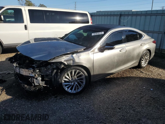 2020 Lexus ES 350 Luxury with VIN 58AEZ1B13LU073808, listed as a Copart auction lot 76403914 with 57,293 mi miles and Salvage title. Bid and sale history available at DreamBid. Image 1.
