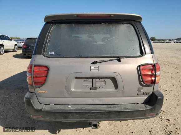 2002 Toyota Sequoia Limited with VIN 5TDZT38A22S067809, listed as a Copart auction lot 85933364 with 168,009 mi miles and Salvage Title. Bid and sale history available at carsss.com. Image 6.