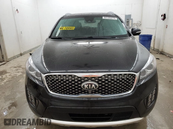 2016 Kia Sorento SXL with VIN 5XYPK4A1XGG006030, listed as a Copart auction lot 84155474 with 130,408 mi miles and Salvage Title. Bid and sale history available at carsss.com. Image 5.