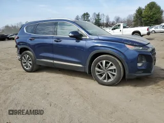 2020 Hyundai Santa Fe Limited with VIN 5NMS5CADXLH235166, listed as a Copart auction lot 50914485 with 25,643 mi miles and Salvage Title. Bid and sale history available at carsss.com. Image 4.