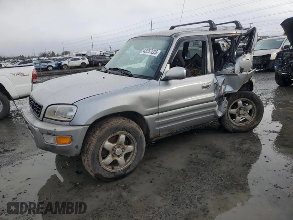 2000 Toyota RAV4 with VIN JT3HP10V7Y7169097, listed as a Copart auction lot 43357225 with 295,509 mi miles and Salvage title. Bid and sale history available at DreamBid. Image 1.