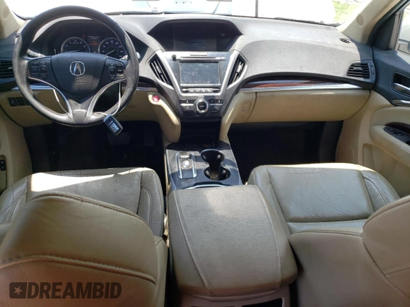 2016 Acura MDX with VIN 5FRYD3H26GB017121, listed as a Copart auction lot 51688653 with 163,867 mi miles. Bid and sale history available at carsss.com. Image 8.