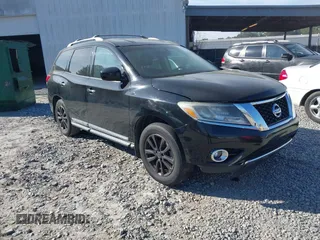 2013 Nissan Pathfinder SL with VIN 5N1AR2MN5DC602176, listed as a IAAI auction lot 41707529 with 218,962 mi miles. Bid and sale history available at carsss.com. Image 1.