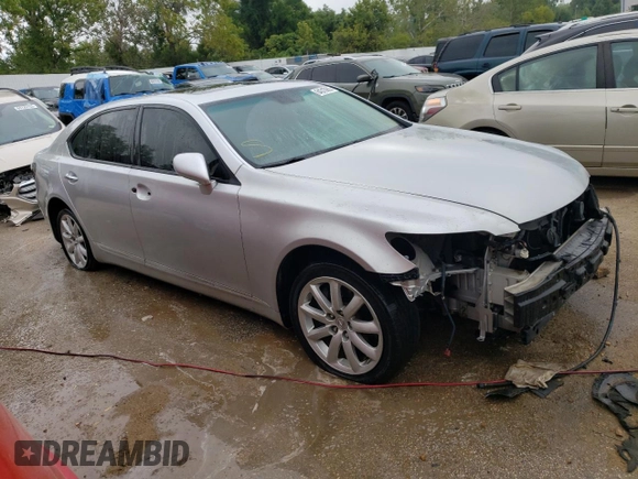 2008 Lexus LS 460 LWB with VIN JTHGL46F485031905, listed as a Copart auction lot 64310963 with 156,057 mi miles and Salvage Title. Bid and sale history available at carsss.com. Image 4.