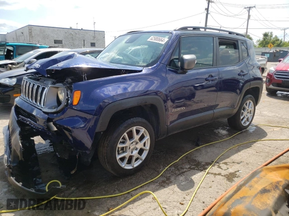 2021 Jeep Renegade Limited with VIN ZACNJDD15MPM95063, listed as a Copart auction lot 62900664 with 17,991 mi miles and Salvage title. Bid and sale history available at DreamBid. Image 1.