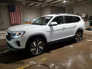2025 Volkswagen Atlas SE z VIN 1V2HR2CA9SC506029, wystawiony jako Copart lot #46373135 z przebiegiem 4 500 mil mil oraz Czysty tytuł • Clean title. Historia ofert i sprzedaży dostępna na DreamBid. Obrazek 1.