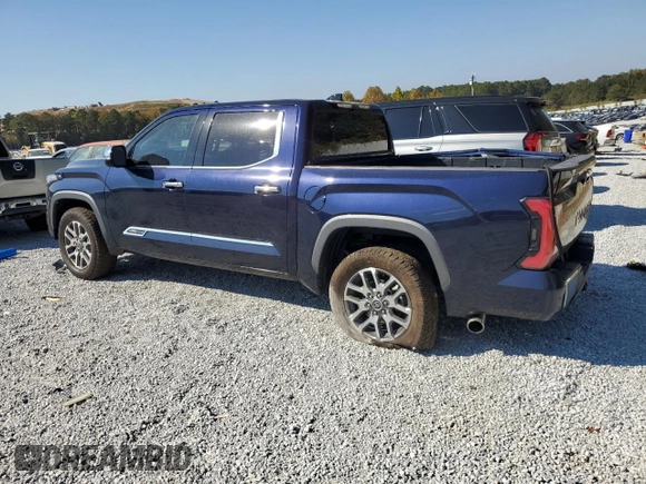 2023 Toyota Tundra 1794 Edition with VIN 5TFMA5AB9PX021944, listed as a Copart auction lot 77756214 with 76,260 mi miles and Salvage title. Bid and sale history available at DreamBid. Image 2.