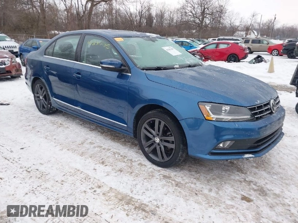 2018 Volkswagen Jetta SEL with VIN 3VWL17AJ6JM209328, listed as a IAAI auction lot 41281285 with 103,428 mi miles and . Bid and sale history available at DreamBid. Image 1.