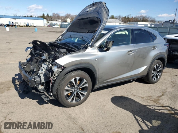 2020 Lexus NX with VIN JTJSARDZ8L2219412, listed as a Copart auction lot 46671065 with 111,641 mi miles and Salvage Title. Bid and sale history available at carsss.com. Image 1.