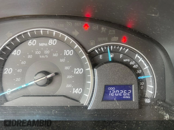 2012 Toyota Camry L with VIN 4T1BF1FK9CU159081, listed as a Copart auction lot 53348245 with 120,262 mi miles and Clean Title. Bid and sale history available at DreamBid. Image 8.