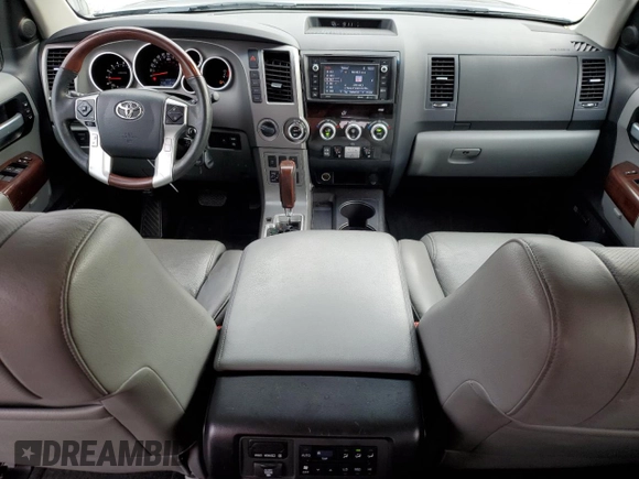 2016 Toyota Sequoia Platinum with VIN 5TDDW5G19GS141944, listed as a Copart auction lot 85374424 with 163,072 mi miles and Salvage Title. Bid and sale history available at carsss.com. Image 8.