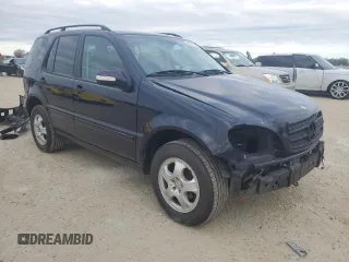 2002 Mercedes-Benz M-Class with VIN 4JGAB54E02A362341, listed as a Copart auction lot 81899714 with 179,361 mi miles and Salvage Title. Bid and sale history available at carsss.com. Image 4.