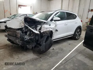 2018 Hyundai Tucson Value with VIN KM8J33A27JU715327, listed as a Copart auction lot 87162104 with 59,346 mi miles and Salvage Title. Bid and sale history available at carsss.com. Image 1.