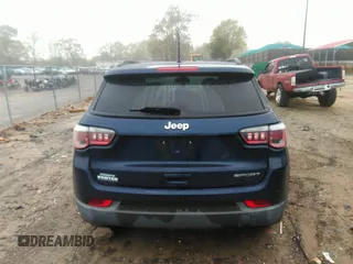 2018 Jeep Compass Sport with VIN 3C4NJCAB1JT204489, listed as a IAAI auction lot 41901474 with 112,480 mi miles. Bid and sale history available at carsss.com. Image 16.
