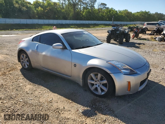 2004 Nissan 350Z Touring with VIN JN1AZ34E54T061403, listed as a Copart auction lot 57346704 with 127,602 mi miles and Salvage Title. Bid and sale history available at carsss.com. Image 4.