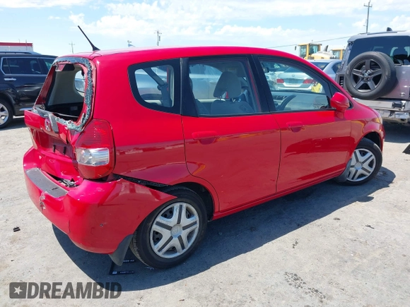 2007 Honda Fit with VIN JHMGD38477S048247, listed as a IAAI auction lot 42803211 with 162,585 mi miles and . Bid and sale history available at DreamBid. Image 4.