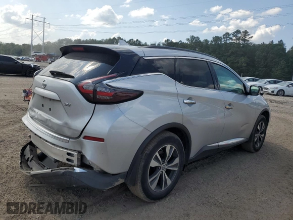 2019 Nissan Murano SV z VIN 5N1AZ2MJ1KN130234, wystawiony jako Copart lot #57672575 z przebiegiem 43 442 mil mil oraz Szkoda całkowita • Salvage title. Historia ofert i sprzedaży dostępna na DreamBid. Obrazek 3.