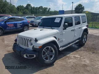 2020 Jeep Wrangler Unlimited Sahara with VIN 1C4HJXEN2LW109428, listed as a IAAI auction lot 42296943 with 155,766 mi miles and . Bid and sale history available at DreamBid. Image 17.