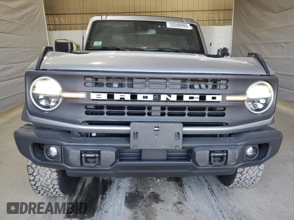 2022 Ford Bronco with VIN 1FMDE5BH7NLB36534, listed as a Copart auction lot 53598985 with 47,572 mi miles and Salvage title. Bid and sale history available at DreamBid. Image 5.