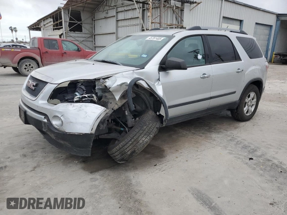 2010 GMC Acadia SL with VIN 1GKLRKED7AJ181074, listed as a Copart auction lot 45761405 with 242,834 mi miles and Salvage Title. Bid and sale history available at carsss.com. Image 1.
