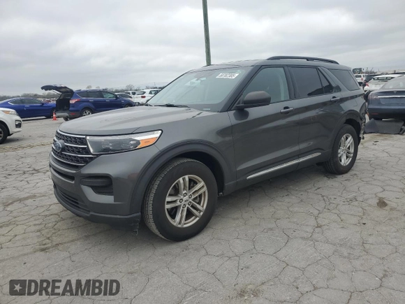 2020 Ford Explorer XLT with VIN 1FMSK7DH4LGC41840, listed as a Copart auction lot 50782385 with 77,353 mi miles and Salvage Title. Bid and sale history available at carsss.com. Image 1.