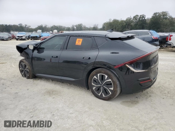 2023 Kia EV6 GT-Line with VIN KNDC44LA3P5101527, listed as a Copart auction lot 44665355 with 33,608 mi miles and Salvage Title. Bid and sale history available at carsss.com. Image 2.