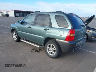 2008 Kia Sportage LX with VIN KNDJE723787521869, listed as a IAAI auction lot 41854551 with 167,997 mi miles. Bid and sale history available at carsss.com. Image 3.