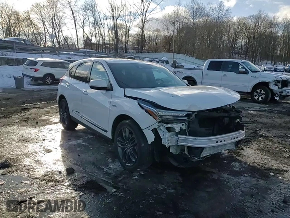 2020 Acura RDX w/A-Spec Pkg with VIN 5J8TC2H66LL018158, listed as a Copart auction lot 45853445 with 59,957 mi miles and Salvage title. Bid and sale history available at DreamBid. Image 11.