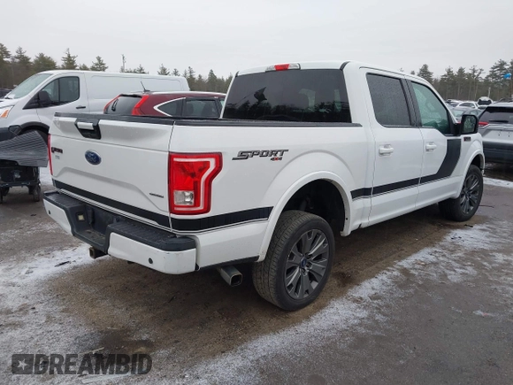 2016 Ford F-150 XLT z VIN 1FTEW1EF0GFD23527, wystawiony jako IAAI lot #41856810 z przebiegiem 133 973 mil mil oraz . Historia ofert i sprzedaży dostępna na DreamBid. Obrazek 4.