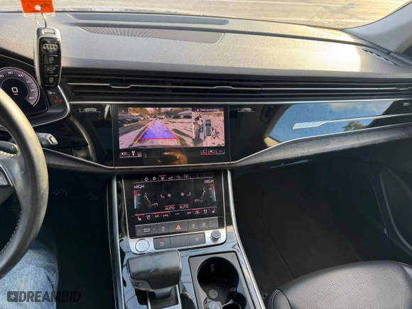 2019 Audi Q8 Premium Plus with VIN WA1EVAF18KD030026, listed as a Copart auction lot 42853705 with 100,801 mi miles and Clean Title. Bid and sale history available at carsss.com. Image 10.