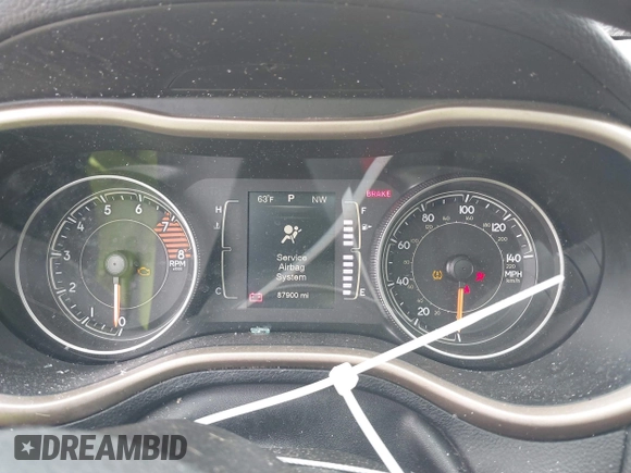 2016 Jeep Cherokee Latitude with VIN 1C4PJLCS4GW258930, listed as a IAAI auction lot 41944239 with 87,900 mi miles. Bid and sale history available at carsss.com. Image 7.