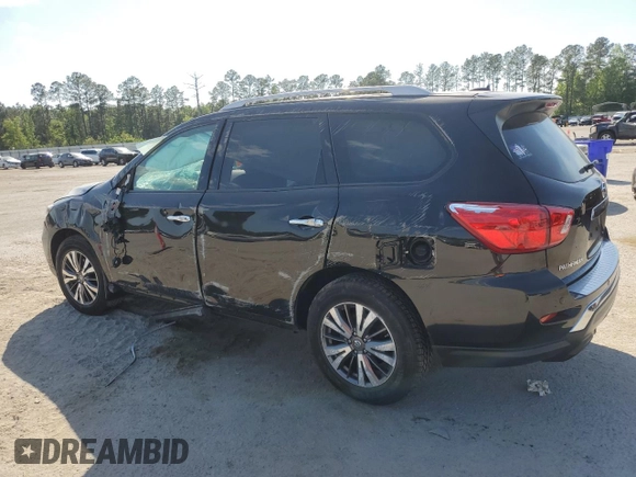 2017 Nissan Pathfinder SL with VIN 5N1DR2MNXHC669326, listed as a Copart auction lot 53086465 with 53,242 mi miles and Salvage title. Bid and sale history available at DreamBid. Image 2.