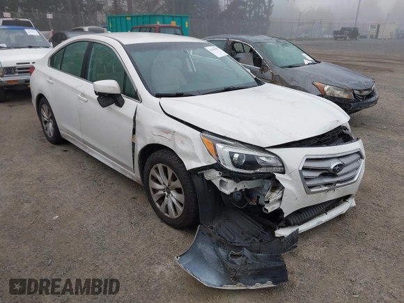 2016 Subaru Legacy 2.5i Premium with VIN 4S3BNAC68G3055238, listed as a IAAI auction lot 41851990 with 103,250 mi miles. Bid and sale history available at carsss.com. Image 1.