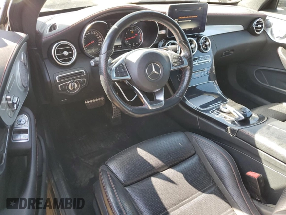 2017 Mercedes-Benz C 43 AMG with VIN WDDWJ6EB4HF539479, listed as a Copart auction lot 52862275 with 80,406 mi miles and Clean Title. Bid and sale history available at carsss.com. Image 8.