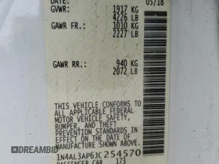 2018 Nissan Altima S with VIN 1N4AL3AP6JC254570, listed as a Copart auction lot 89312615 with 81,437 mi miles and Salvage Title. Bid and sale history available at DreamBid. Image 13.